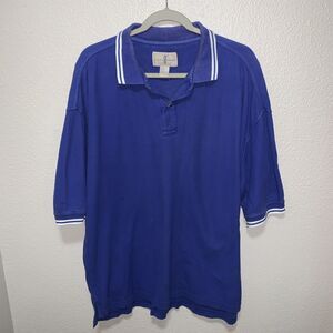 River Trader Men’s Polo Size XL Blue